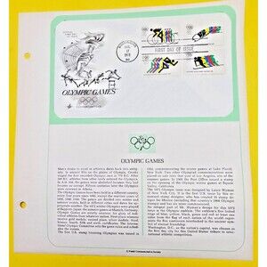 Olympic Games Commemoratives - US Over Size Envelop Aug 1972 First Day Cover